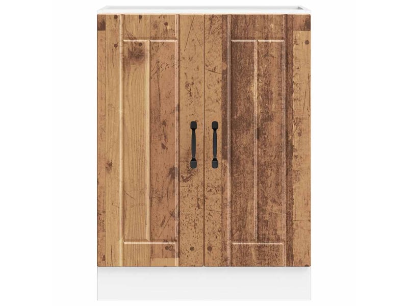  Meuble de cuisine, meuble de base de lavabo vieux bois bois d'ingénierie shl1246  - Conforama D