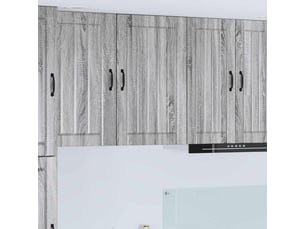 Meuble mural de cuisine, armoire de cuisine sonoma gris 50x31x80cm