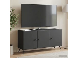 Meuble tv coloris noir 99 cm <strong></strong>  <strong></strong>