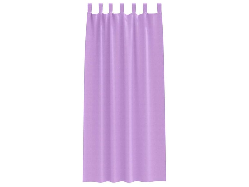  Lot de 2 rideaux occultants, rideaux black-out avec anneaux pourpre 260 x 140 cm cf44741  - Conforama D