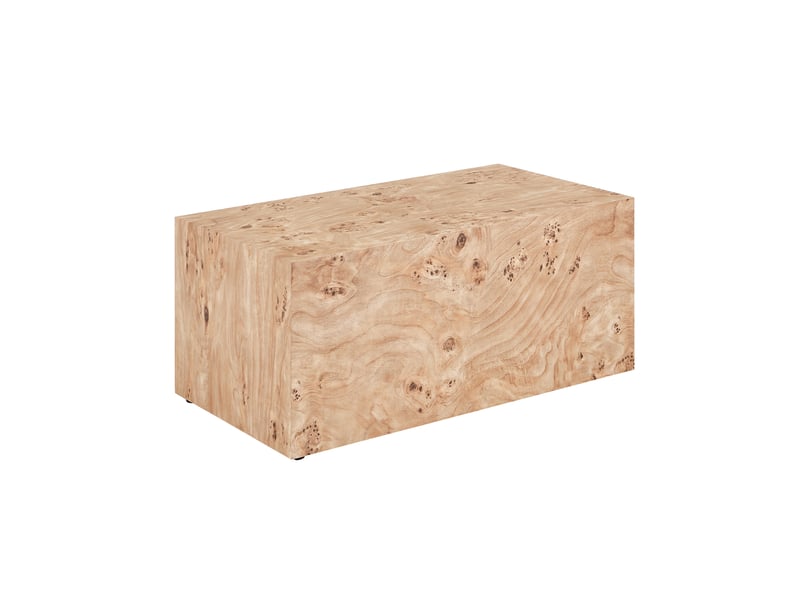  Table basse effet bois en mdf, 90 x 50 x 30 cm  - Conforama A