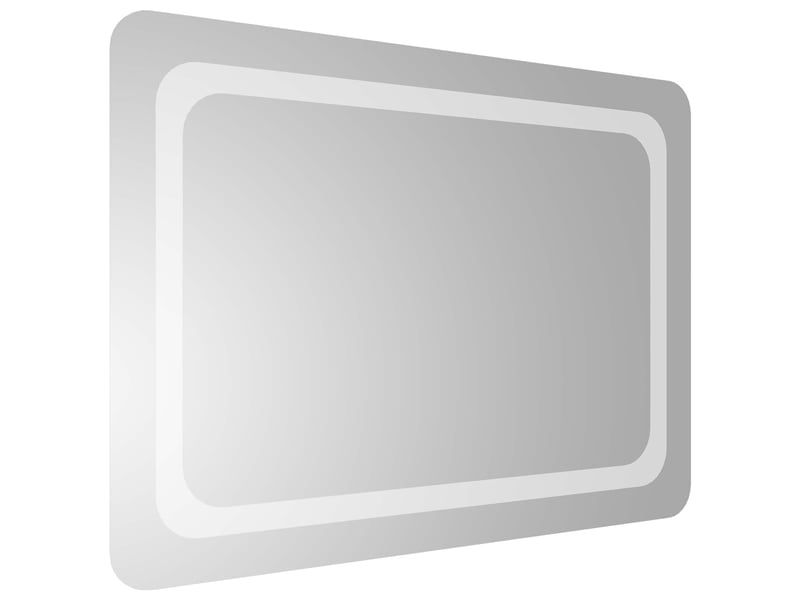  Miroir de salle de bain, miroir de toilette led transparent 70 x 50 cm verre trempé cf62606  - Conforama D