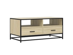 Table basse rectangulaire coloris marron  