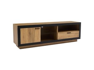 Meuble tv led moderne –  rangements & étagères en verre, meuble multimédia gaming