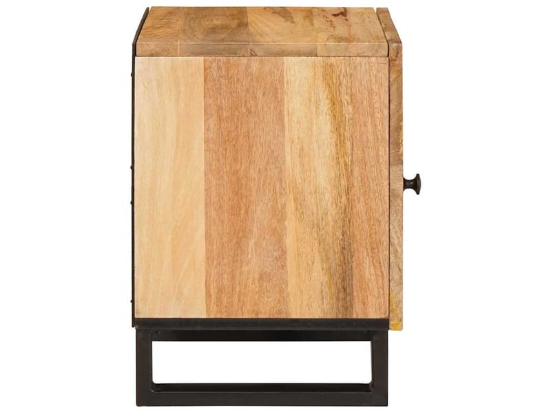 Table de chevet, table de nuit naturel 40 x 33 x 46 cm - Conforama D