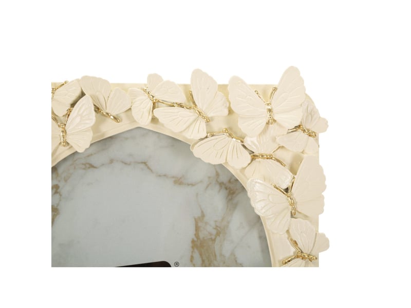  Cadre photo papillons farfalla 15x20cm crème  - Conforama C