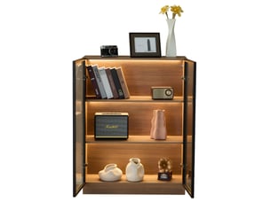 Vitrine coloris naturel <strong>MIVRAY </strong> <strong></strong> - x106 cm