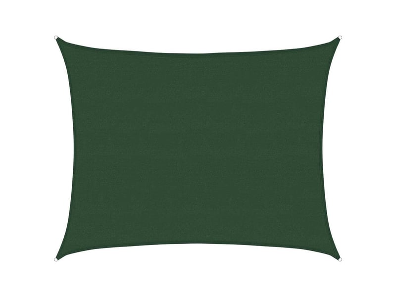  Voile d'ombrage - voile d'ombre - voile parasol 160 gm² vert foncé 6x7 m pehd  - Conforama A