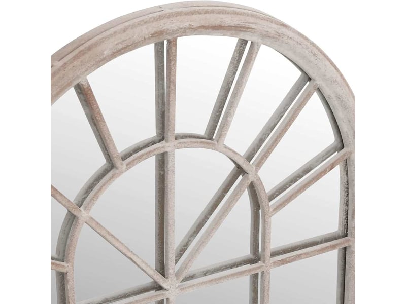  Miroir de jardin, miroir décoratif sable 90x45 cm fer pour utilisation extérieure cf62726  - Conforama E