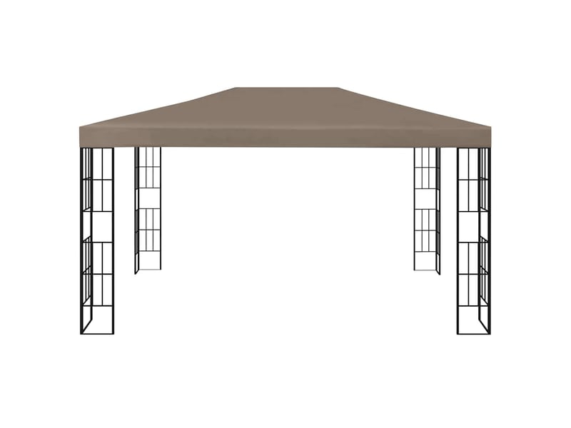  Tonnelle avec guirlande lumineuse à led 4x3 m taupe cf62471  - Conforama D
