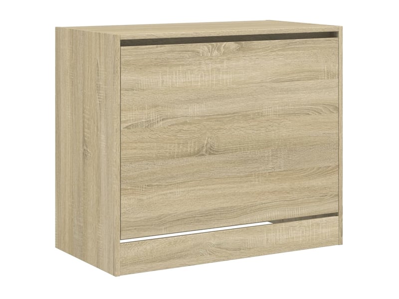  Meuble à chaussure, armoire à chaussures chêne sonoma 80x42x69 cm bois d'ingénierie  - Conforama D