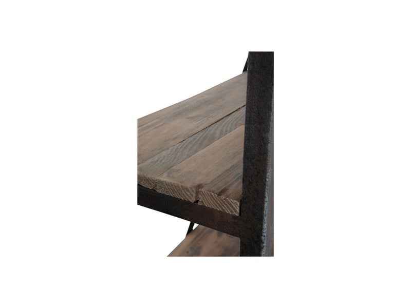  Etagère 4 niveaux echelle 243cm naturel &amp; noir  - Conforama E