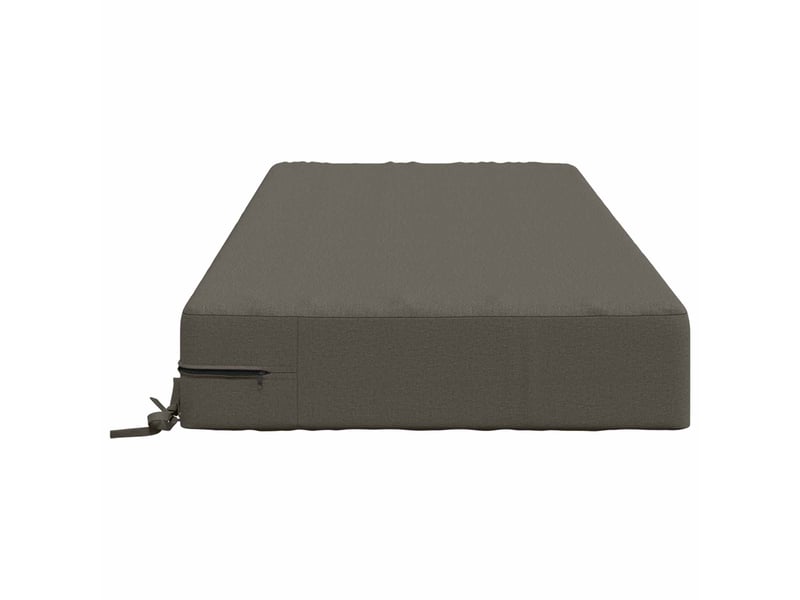  Coussin d'assise, coussin pour chaisecanapé soest 100 % polyester gris 120 x 60 x 15 cm cf51432  - Conforama D
