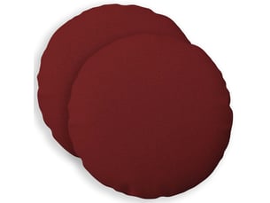 Lot de 2 coussins avec oreiller, coussins décoratifs heerlen bordeaux tissu cf50196