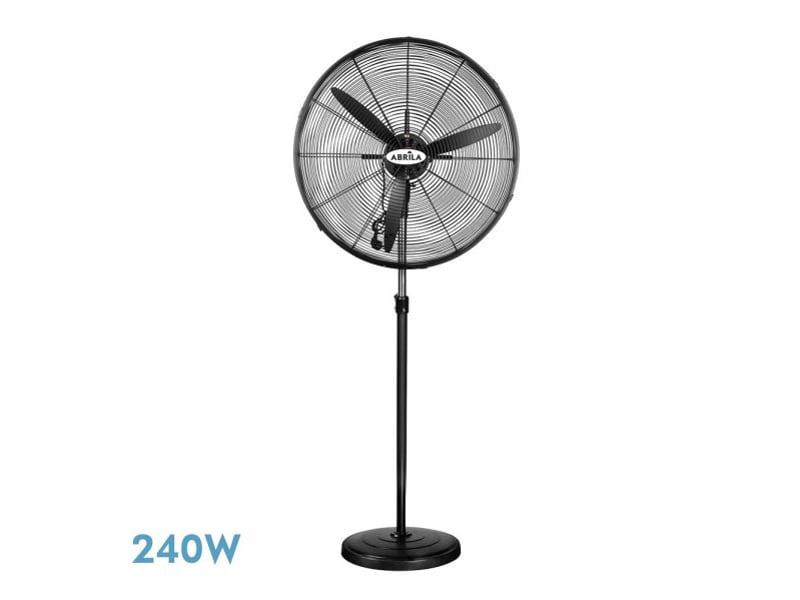  Ventilateur sur pied industriel fabrilamp tormenta 240 w noir 3 vitesses ø 71 cm orientable 239241009 - Conforama A