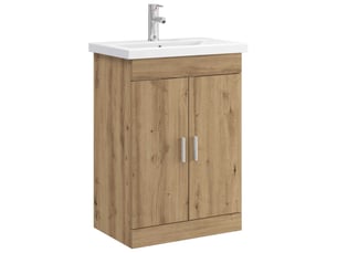 Ensemble de mobilier de salle de bain chêne artisanal shl5146