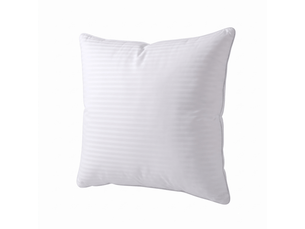 Oreiller hôtel 100% plume de canard déhoussable - 60 x 60 cm - housse jacquard - collection plume hôtel