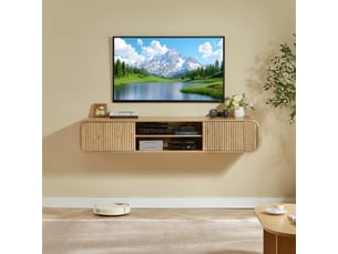 Meuble tv coloris naturel 38 cm <strong>ATELIER CONFORTIEL</strong> <strong></strong>
