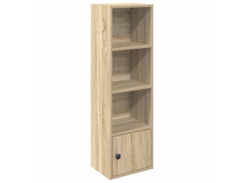  Bibliothèque, meuble de rangement salon chêne sonoma 31x24x102 cm bois d'ingénierie  - Conforama A