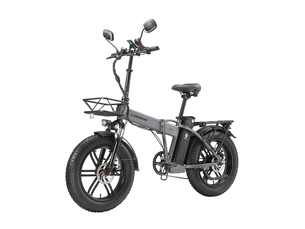 Vélo électrique pliant sinohon a20, pneus larges 20 po, 1050wh batterie, gris