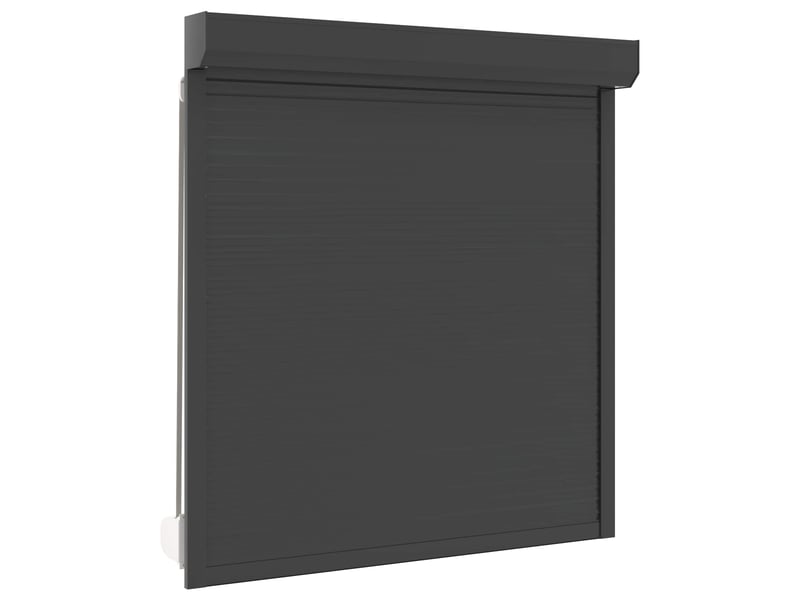  Store enrouleur, store roulant anthracite 140 x 150 cm aluminium et polyuréthane cf47238  - Conforama A
