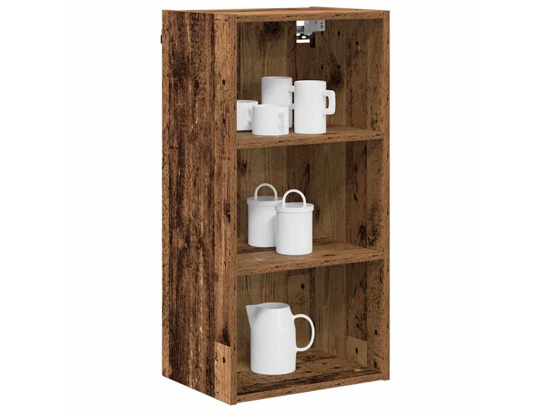  Meuble de rangement cuisine, armoire suspendue bois ancien 40x29,5x80cm  - Conforama C