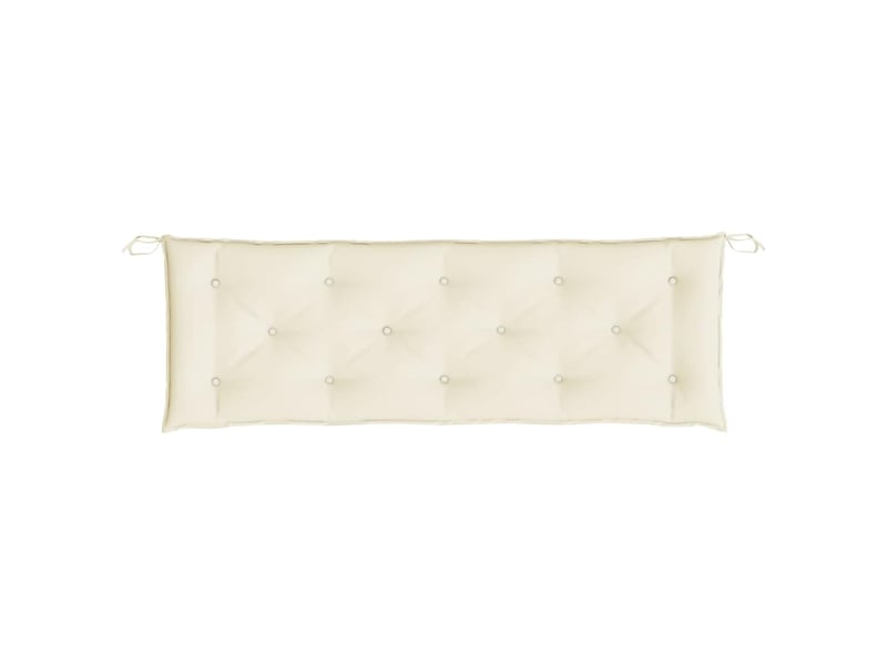  Coussin de banc de jardin, coussin d'assise blanc crème 150x50x7 cm tissu oxford cf52664  - Conforama D