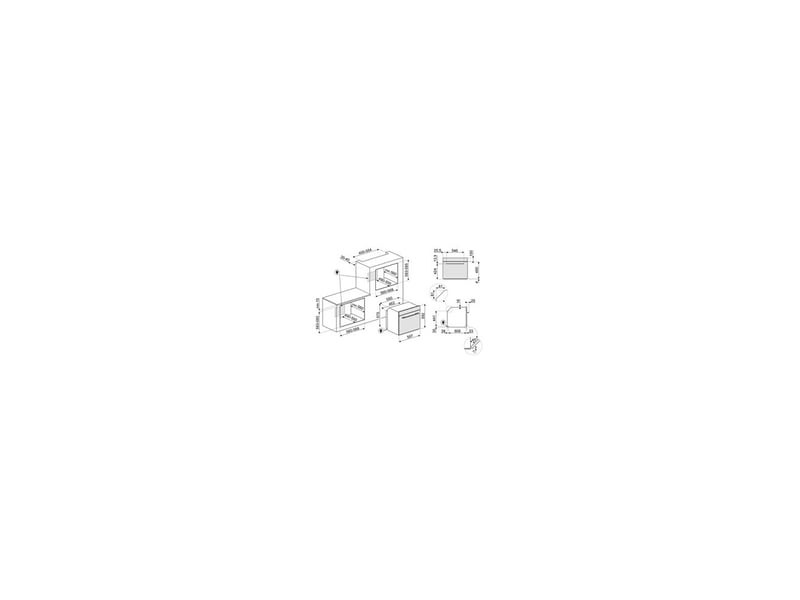 Four encastrable pyrolyse 60 cm multifonction evoscreen noir 68 l 7729405 - Conforama D