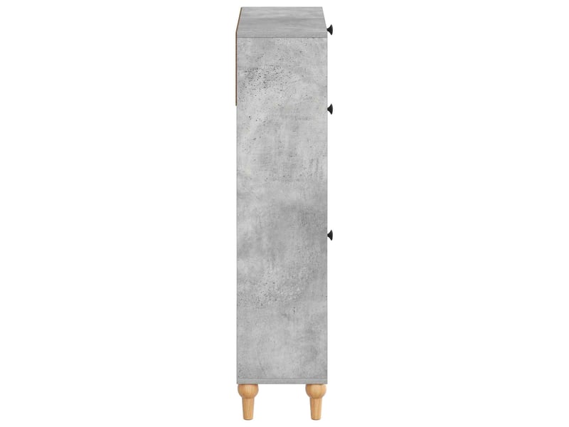  Meuble à chaussure, cabinet à chaussures alkmaar 78x24x103 cm bois d'ingénierie shl6319  - Conforama E