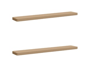 Lot de 2 coussins de banc, coussins d'assise vught 100 % polyester sable cf58552