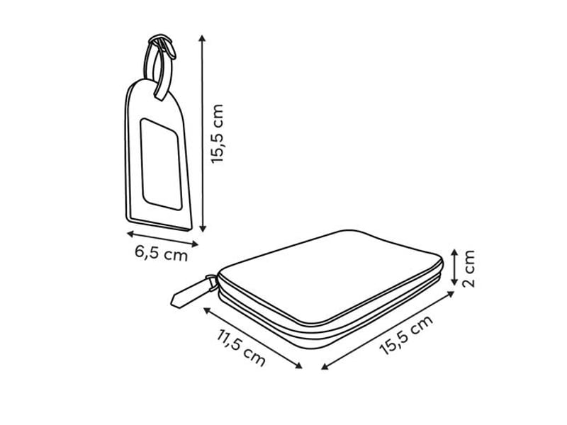  Set porte-documents 11,5x15,5cm  - Conforama C
