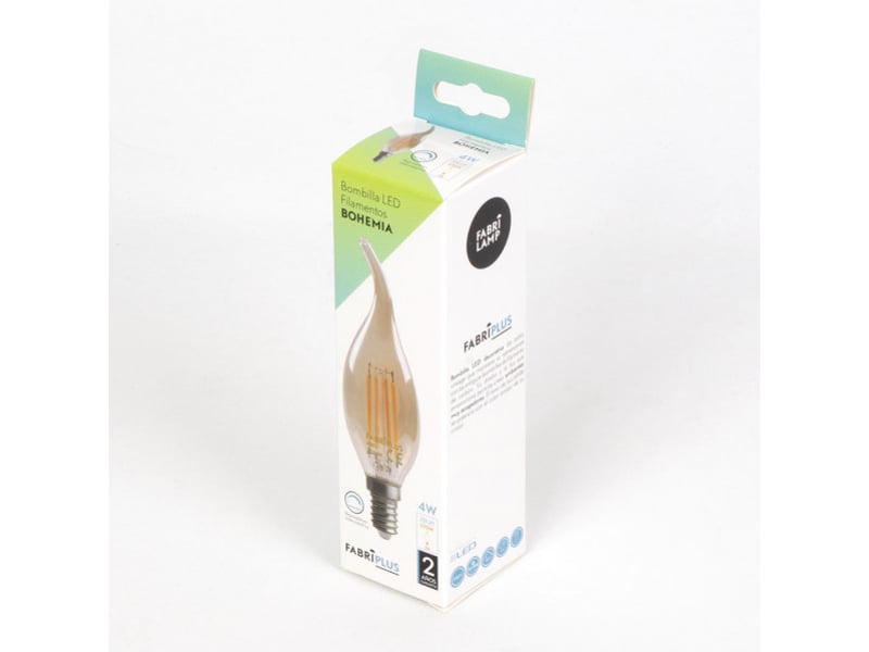  Ampoule led filament fabrilamp filamen bohemia e14 4 w 330 lm 2700 k ambre ø 35 mm dimmable 141332146 - Conforama D