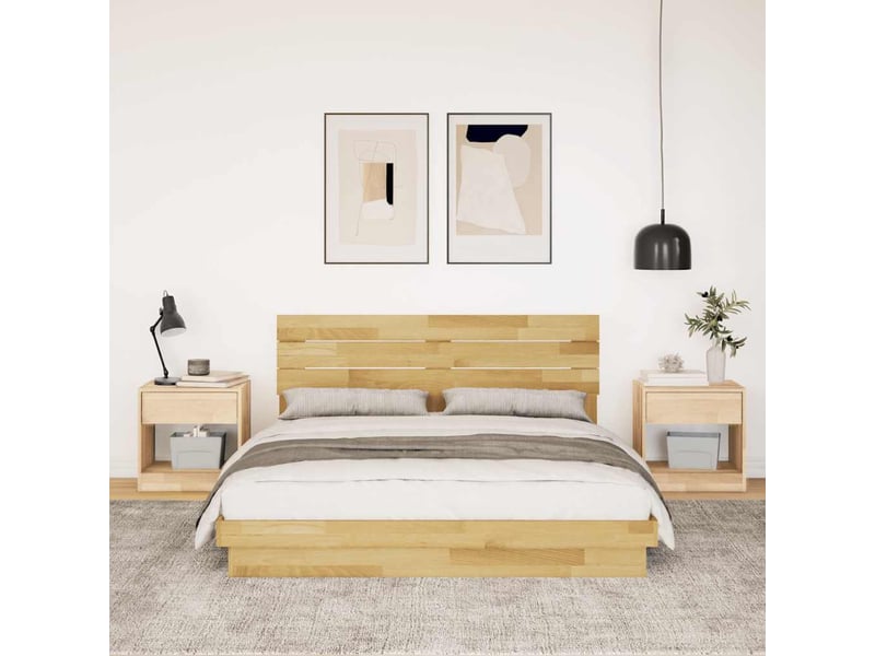  Lit double- lit adulte -  cadre de lit avec tête de lit sans matelas 150 x 200 cm  - Conforama C