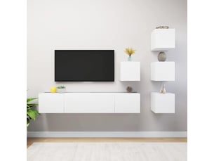 Meuble tv coloris blanc 30.5 cm <strong></strong>  <strong></strong>