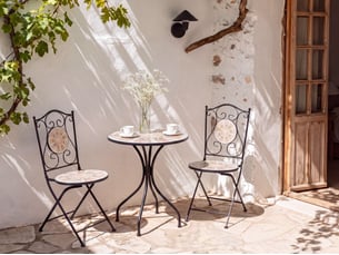 Ensemble bistrot settala métal multicolore