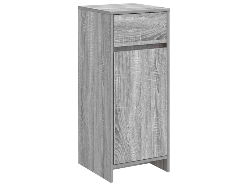  Armoire de salle de bain, meuble de rangement sonoma gris 35x36.5x85 cm  - Conforama A