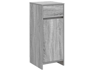 Armoire de salle de bain, meuble de rangement sonoma gris 35x36.5x85 cm