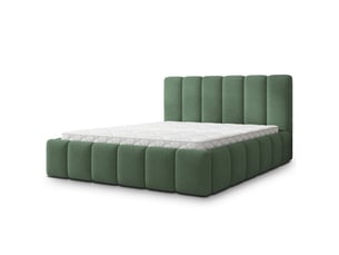 Lit coffre 120x200cm <strong>MASSENO</strong> <strong></strong> coloris vert