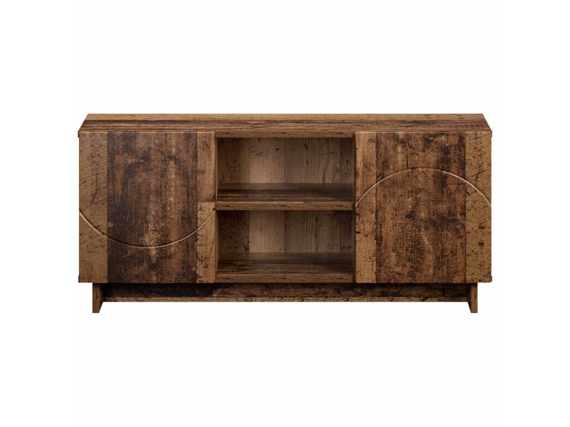  Meuble tv moderne, banc tv 90x34,5x40 cm bois ancien bois d'ingénierie shl32174  - Conforama D