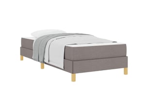 Lit simple 100x200 cm    coloris taupe