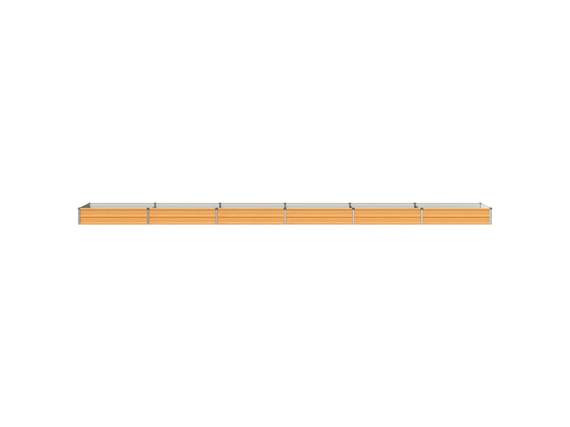  Jardinière - jardin surélevé naturel 600 x 80 x 24 cm acier laminé à froid  - Conforama C