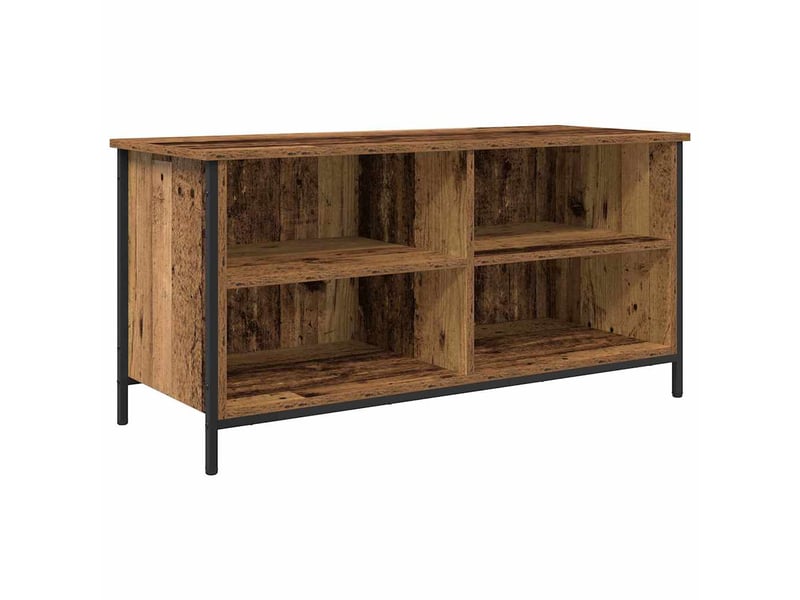  Meuble tv - banc tv - meuble de rangement 100 x 40 x 50 cm bois ancien bois d'ingénierie  - Conforama A