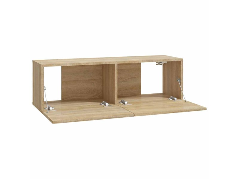  Ensemble de meubles tv 6 pcs chêne sonoma bois d'ingénierie shl89332  - Conforama E