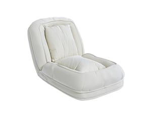 Deplimousse convertible 1 place <strong>COVREO </strong> <strong></strong> blanc cassé