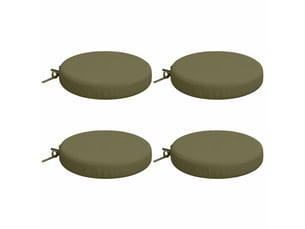 Lot de 4 coussins de siège, coussins d'assise soest 100 % polyester cf60196