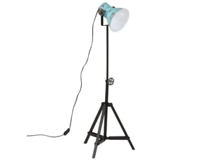 Lampadaire salon, lampe sur pied 25 w bleu délavé 35x35x6595 cm e27
