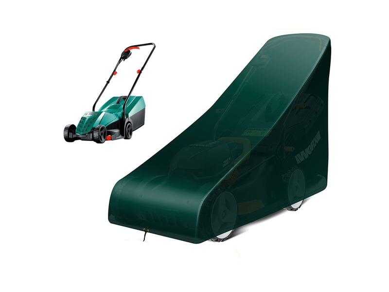 Housse pour tondeuse à gazon - protection de tondeuse imperméable pour extérieur 110x165x103cm - Conforama A