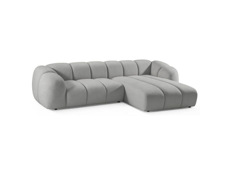Selsey millma - canapé d'angle - 300 cm - velours gris clair Millma - Conforama A