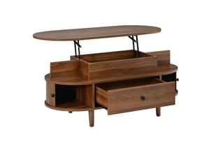 Table basse  coloris bois foncé  