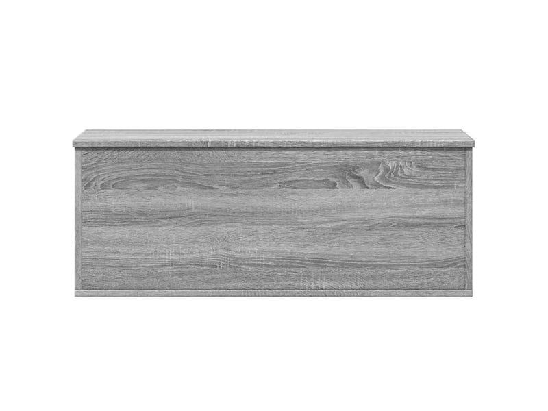  Boîte de rangement, coffre de rangement sonoma gris 90x35x35 cm bois d'ingénierie  - Conforama D